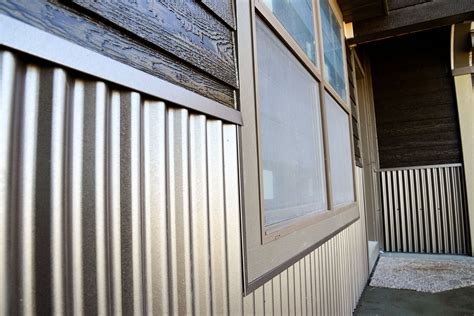 can you use corrugated metal for siding on houses|installing corrugated metal siding.